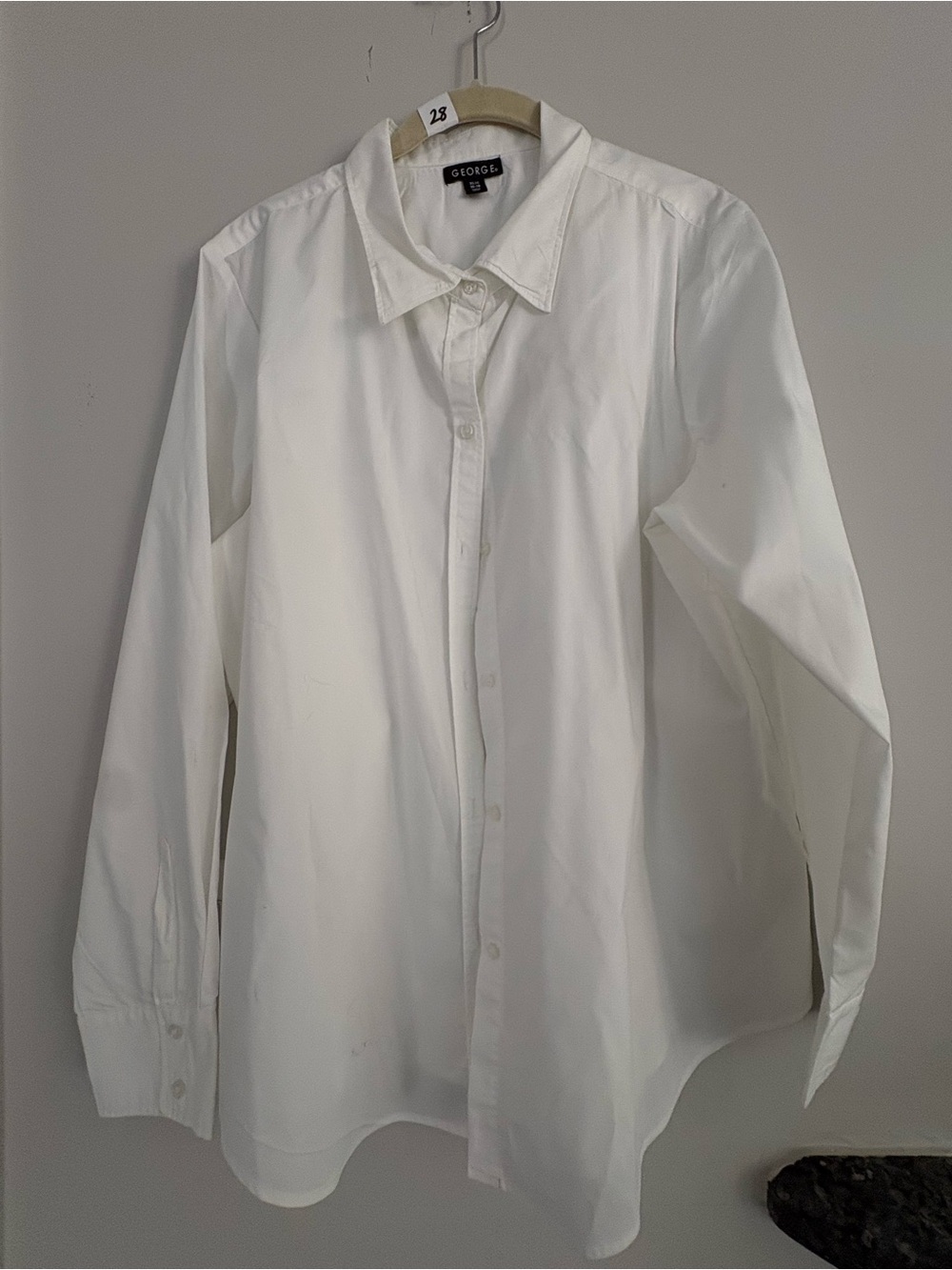 George White Long-Sleeve Dress Shirt